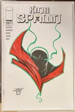 King Spawn #50 Sketch Variant OA Jonathan Uribe COA colored sketch
