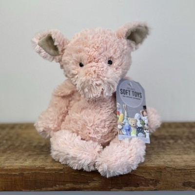 Jellycat Millyboo Ferkel - lockiges niedliches Ferkel rosa Stofftier selten Vintage 10 Zoll