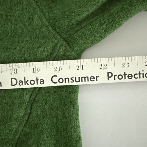 The North Face Green Pullover 1/2 Zip Long Sleeve Sweatshirt Mens Medium TNF - Picture 6 of 6