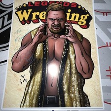 Signed 11x14 Shane Douglas ECW WWF WCW