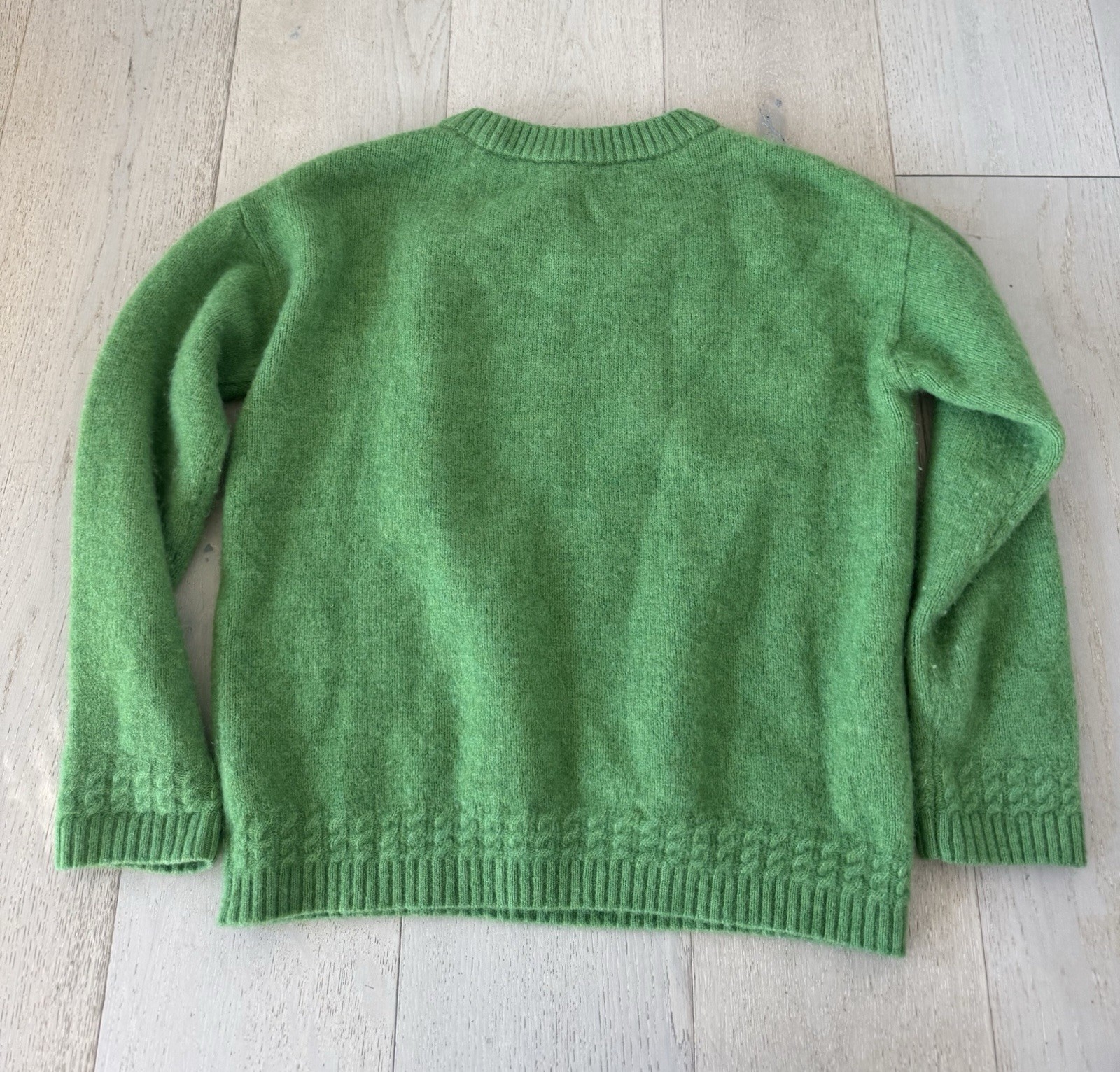 Sezane Amiel Jumper Sweater  Baby Alpaca Women's  Pistachio XXS image 6