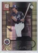 2001 Donruss Elite Rookie /1000 Tsuyoshi Shinjo #198 1h1