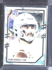 2022 Pro Set Draft Sam Howell Portraits Crystal Silver #PSP-SH1