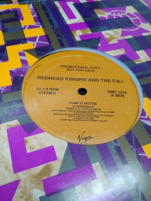 Redhead Kingpin & The F.B.I. ''Pump It Hottie'' VG+ Promo 12 Inch Vinyl