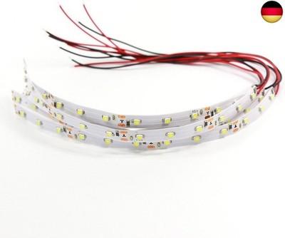 Evemodel 5 STK. 3528 SMD LED Modell Hausbeleuchtung warmweiss mit Kabel 20cm