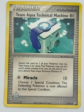 Team Aqua Technical Machine 01 Team Magma vs Team Aqua 79/95 Uncommon PTCG LP on eBay