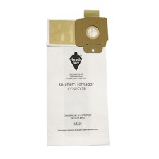 Tough Guy 3Zjj5 Vacuum Bag, 2-Ply, Paper Bag, 10 Pk