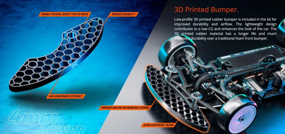 XRAY X4'26 CARBONO - KIT COCHE DE TURISMO ELÉCTRICO 1/10 Foto 4 de 4