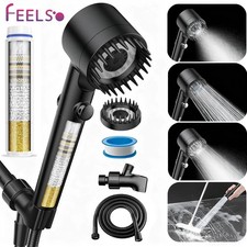 FEELSO High Pressure Shower Head with Handheld Combo, 18-Stage Filter Showerhead