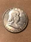 1955 P Franklin Half Dollar - Unc - As Shown! (#1501)