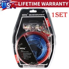 8GAUGE 1500W AMP CAR AUDIO CABLE SET AMPLIFIER INSTALL RCA SUBWOOFER SUB WIRING