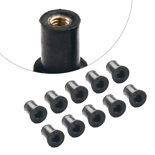 10pcs/kit Nuts Accessories Fairing Screws Neoprene Parts Replacement - Picture 4 of 17