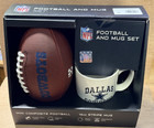 New! Logobrands Official NFL Dallas Cowboys Football and Mug Set-Will box ship2U — photo 1