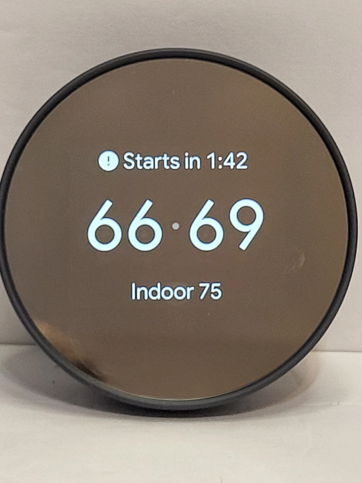 Google Nest Thermostat G4CVZ Smart Wi-Fi Programmable Charcoal GA02081-US