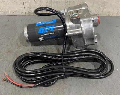 GPI 12V 15 GPM Aluminum Gear Pump M-150S-MU Without Manual Unleaded Nozzle