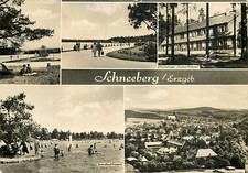 AK - Schneeberg Erzgebirge - Pionierlager Gustav Hübner - Strandbad Filzteich