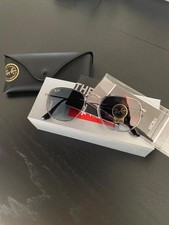 New Ray-Ban Hexagonal Silver Frame/ Gradient Blue 51mm RB3548 Sunglasses