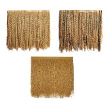 Straw Roof Thatch Fireproof Good Toughness Decorative Synthetic Thatch Roof