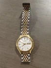 Vintage Seiko Men 6309-8239 Day Date 17 Jewels Gold Dial 37mm Automatic Watch