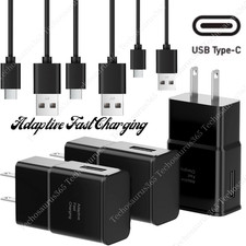 Adapter Fast Charger Type C With Phone Charging Cable For Samsung Galaxy Android
