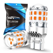 Upgraded 7440 7443 LED Turn Signal Light Bulbs, 7440A 7444 Amber Yellow LED