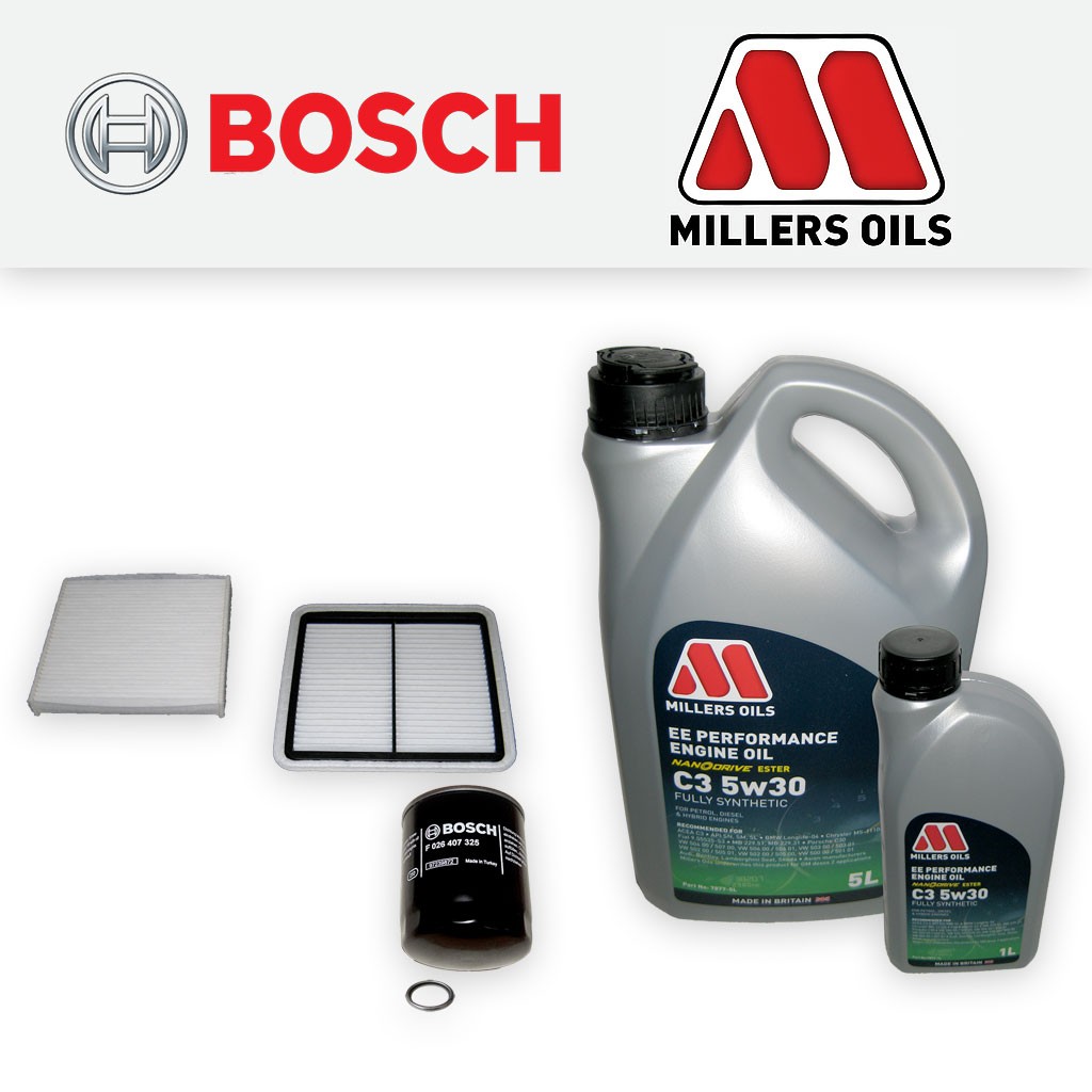 SERVICE KIT for SUBARU OUTBACK 2.0 D OIL AIR CABIN FILTER +5w30 EE OIL 2009-2015