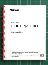 Nikon Coolpix P1100   Reference Guide User Owners Manual   384 Pages   USA Made