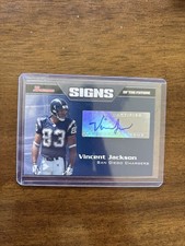 2005 Bowman - Signs of the Future Vincent Jackson #SF-VJ (AU, RC)