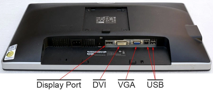 DELL 23" 58,4cm OFFICE MONITOR U2312HMt DISPLAY PORT DVI VGA USB IPS-PANEL M1090 - Bild 4 von 4