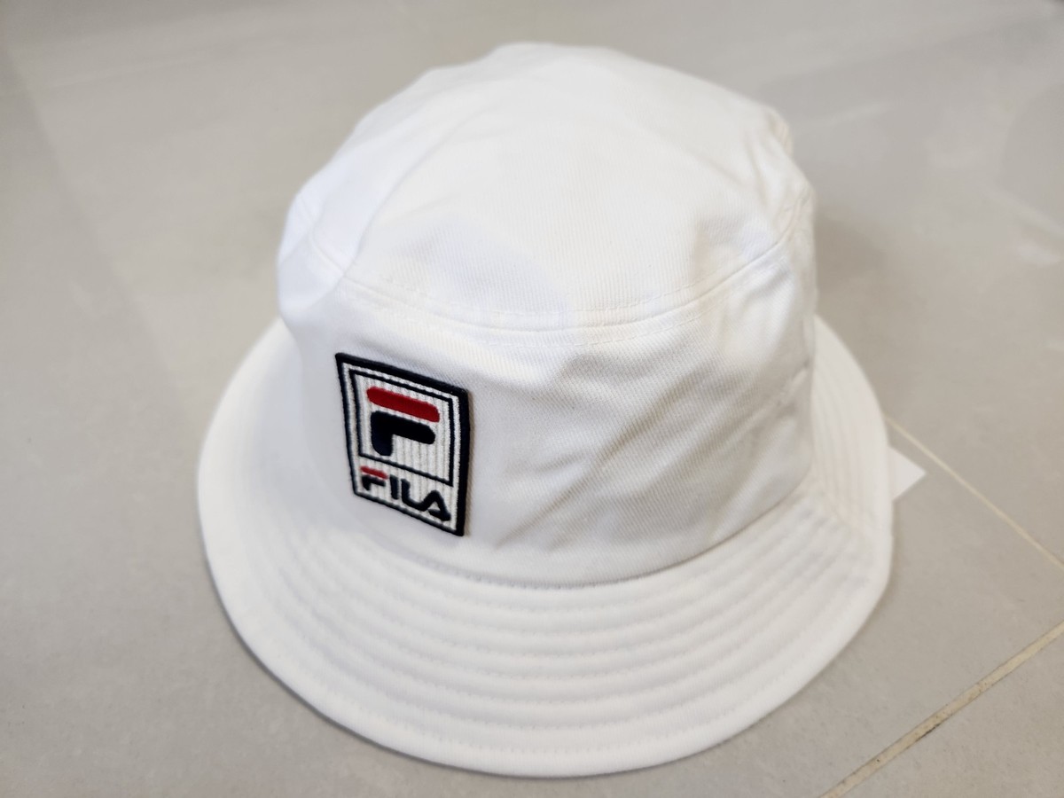 Price Fila Hats Fila Heritage Bucket Hat With Pocket F-Box Patch