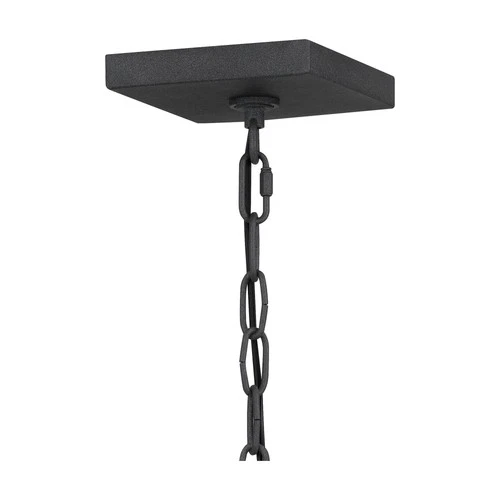Quoizel STNL1909 Stoneleigh 9"W Outdoor Mini Pendant - Black - Picture 2 of 7