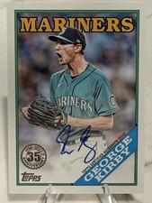 2023 Topps Series 1 1988 Topps Baseball Autograph George Kirby #88BA-GK Mariners