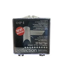 OPI Perfection NATURAL Nail Tips - 50 Tips - Choose Your Size