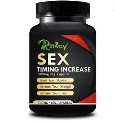 Riffway Sex Timing Increase Capsule For Long Time Sex Power Performance (15 Cap)