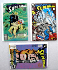 LOT - SUPERMAN VOL 2 #18 #19 #20 1988 COPPER AGE DC COMIC - JOHN BYRNE - BOARDED