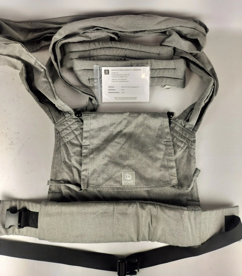 Детская переноска Stokke Limas серая меланжевая с коробкой - Изображение 3 из 4