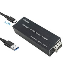 Mini USB 3.0 to SFP Gigabit Ethernet Adapter Fiber Optic Network Adapter Netw...