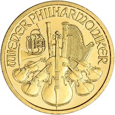 Austria Gold Philharmonic (1/10 oz) - BU - Random Date 4933.80 per troy oz