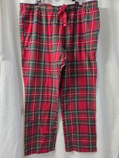 NWT Old Navy Flannel Plaid Drawstring Match The Fam Unisex Pajama Pants, XL