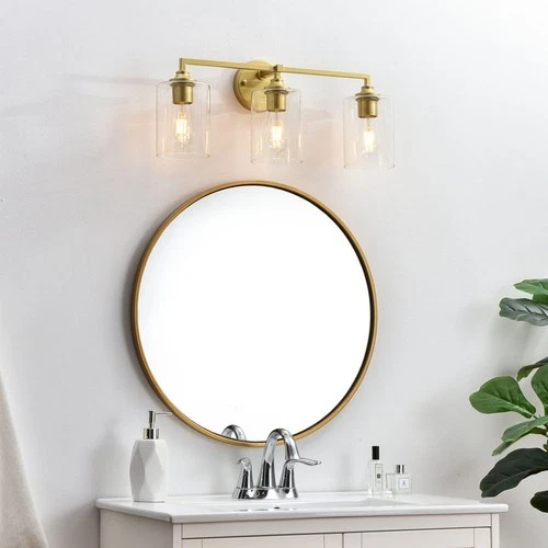 Elegant Lighting LD7315W23 Mayson 3 Light 10" Tall Bathroom - Chrome - Picture 2 of 12