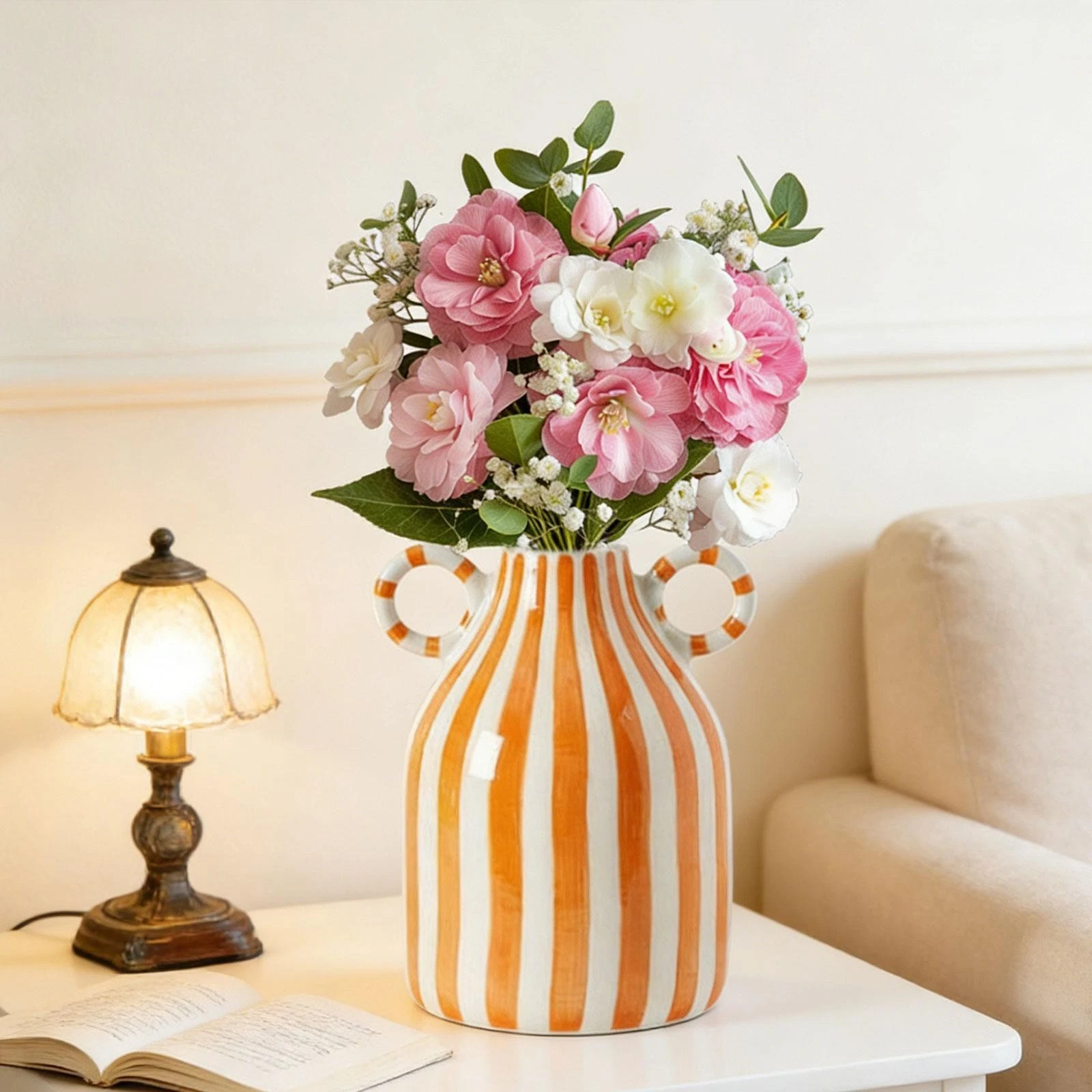 Decorative Flower Vase Home Decor for Entryway Dry Fresh Flower Shop Window