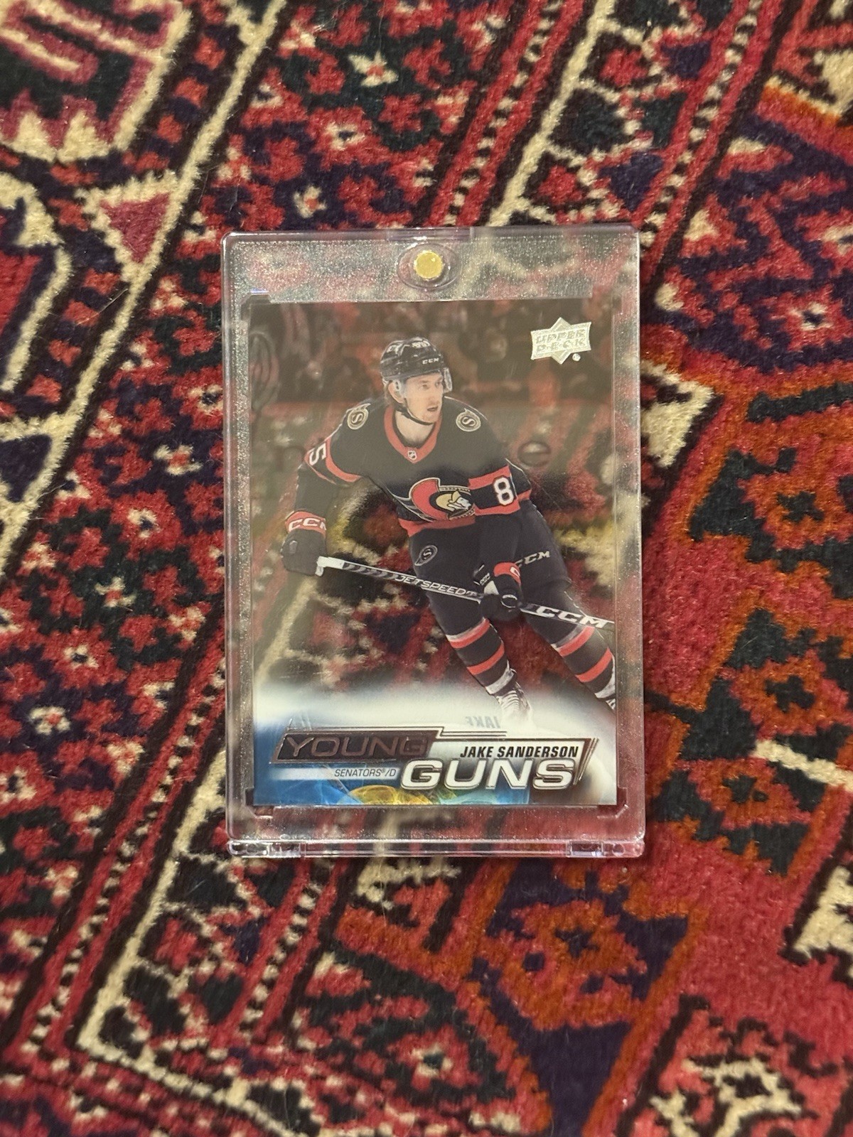 2022-23 Upper Deck Series 2 Young Guns Clear Jake Sanderson 466