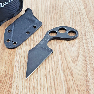 Fred Perrin Confusion Fixed Knife 2.5'' One Piece Titanium Construction Blade