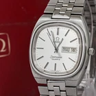 **NEAR MINT w/Case** Vintage OMEGA Seamaster Cal.1345 Qz Push Crown 36mm Mens TV