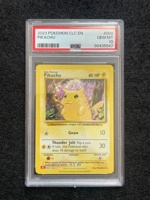 Pikachu Pokémon TCG Professional Sports Authenticator (PSA) Grade