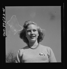 Photo:Washington D.C. Student at Woodrow Wilson High School 1943 Portrait