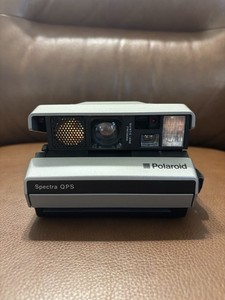 Vintage Polaroid Spectra QPS Instant Camera with Original Hard Case & Manual