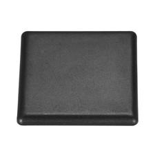 Standard Plastic Square Aluminum Extrusion End Cap Black 80x80mm 5pcs