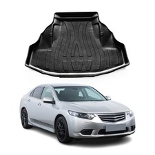 Kofferraumwanne Laderaumwanne für Honda Accord 2009-2021 Gummi TPE Schwarz