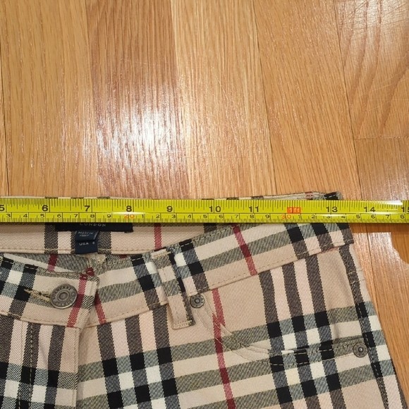 Burberry Vintage Y2K Nova Check Bootcut Pant Low Rise Size 4 Gilmore Girls image 9